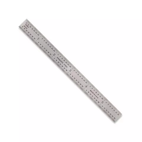 Universal Stainless Steel Ruler Standard/Metric 6 59026