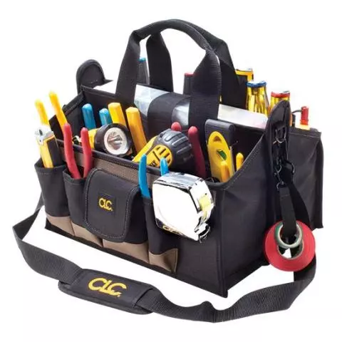 CLC 1529 17-Pocket Tool Bag w/ Traytote 16