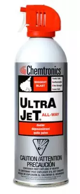 CHEMTRONICS ES1020R Duster System Refill, Ultrajet®, Non-Flammable, 10oz