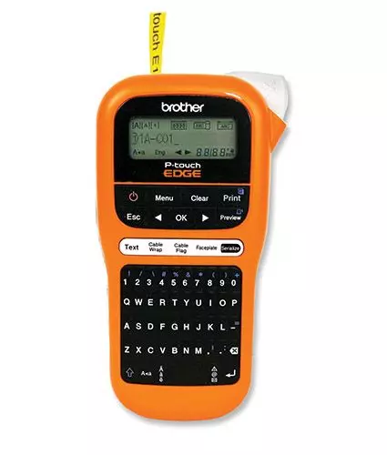 Nysgerrighed Viewer Gnaven Brother PT-E110 P-Touch EDGE Handheld Label Printer, Label Maker
