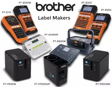 Brother PT-E300 P-Touch EDGE Handheld Label Printer, Label Maker Kit