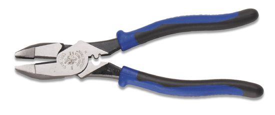 Klein Tools J2000-9NECR Cut/Crimp Journeyman Lineman Pliers, 9