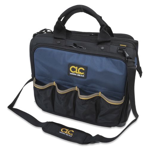 CLC PB1543 54-Pocket Tool Bag w/Molded Base, 17