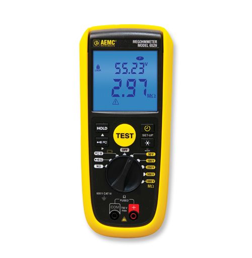 JF-XUAN Resistance Tester Dgital Meter High Accuracy High Resistance Meter AT682 Digital Insulation Resistance Tester Can Direct Readout of Resistance and Current 