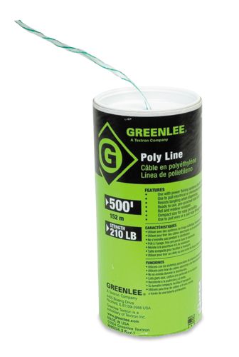Greenlee 430 Poly Fishing Line 6500 FT 210 LB Cap for sale online 