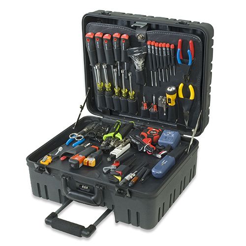 Channel Lock Tool Roll-1, 5 pc. Technicians Pliers Set with Tool
