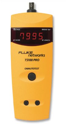 Fluke Networks TS100-PRO-BT-TDR Cable Fault Finder w/ ABN, TDR