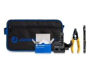 Jonard TK-184 Fiber Optic Clean and Prep Kit with Cleaver & VFL
