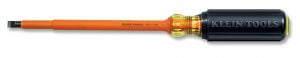Klein 602-7-INS Insulated 5/16'' Cabinet-Tip Screwdriver, Slot