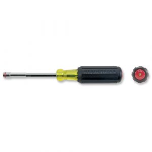 Klein Tools 635-1/4 1/4'' Hollow Shaft Nutdriver, Cushion Grip