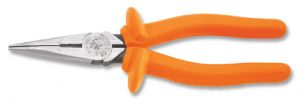 Klein Tools D203-8N-INS Insulated Long Nose Side-Cut Pliers, 8