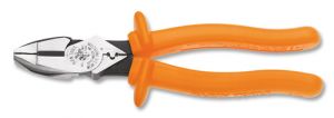 Klein Tools D213-9NECR-INS Insulated Side-Cut/Crimp Pliers, 9
