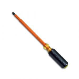 Klein Tools 602-8-INS Insulated Cabinet-Tip Screwdriver, 3/8