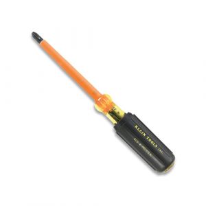 Klein Tools 603-4-INS Insulated Phillips Screwdriver, #2 X 4