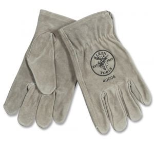 Klein Tools 40006 Cowhide Drivers Gloves, LARGE