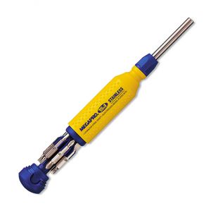 Megapro 151SS Screwdriver Multi-Bit SAE, 15-in-1 Stainless Steel