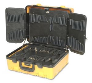 495 SPC 9-inch YELLOW Roto-Rugged Tool Case with Wing Pallet