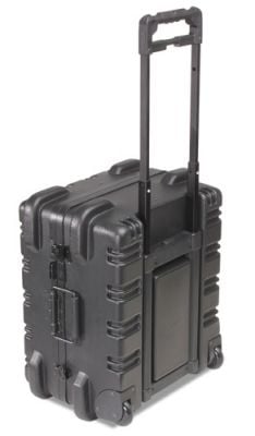 515 SPC 12-inch BLACK Military Rolling Tool Case with Wing