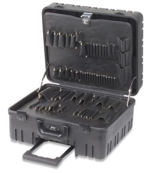 516 SPC 8-inch BLACK Roto-Rugged Tool Case with Wheels