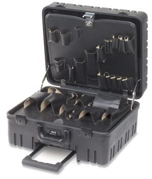 536 SPC 8-inch BLACK Roto-Rugged Tool Case with Wheels