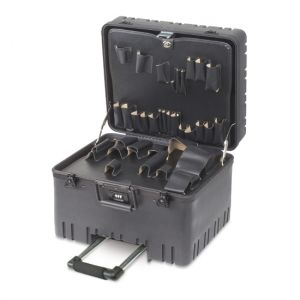 538 SPC 12-inch BLACK Roto-Rugged Tool Case with Wheels