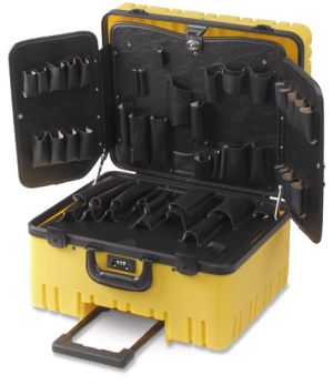 549 SPC 10-inch YELLOW Roto-Rugged Wheeled Tool Case with Wing