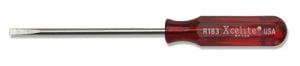 Xcelite R183N Round Blade Slot Screwdriver, 1/8