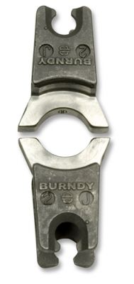 BURNDY W166 Compression W-Die, 3/0 Aluminum, 166