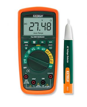 Extech MN62-K True RMS Multimeter with AC Voltage Detector Kit