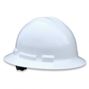 Radians QHR4-WHITE Quartz Full Brim 4 Point Ratchet Hard Hat