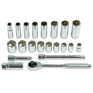 Cougar Pro A34 Standard and Deep Socket Set
