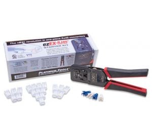 Platinum Tools 90188 ezEX-RJ45 Starter Kit