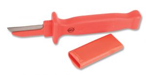 Wiha 15003 Insulated Electrician's Cable Stripping Knife, 9