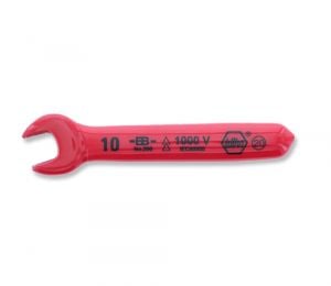Wiha 20010 Insulated Metric Open End Wrench, 10mm