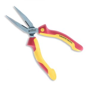 Wiha 32926 Insulated Industrial Long Nose Pliers, 6.3