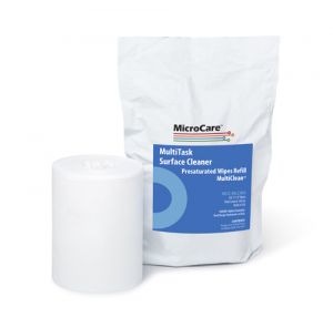 MicroCare MCC-MLCWR MultiClean 70% Alcohol Wipes Refill, 100/Bag
