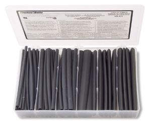 3m Fp 301 Blk Heat Shrink Tubing Kit 102 Piece Black
