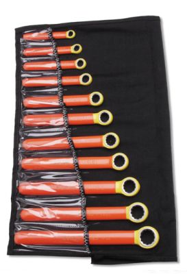 Cementex IBEWS-11 Insulated Box End Wrench Set, 11-Piece