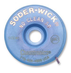 Chemtronics 60-2-5 Soder-Wick No Clean Braid, 5' YELLOW