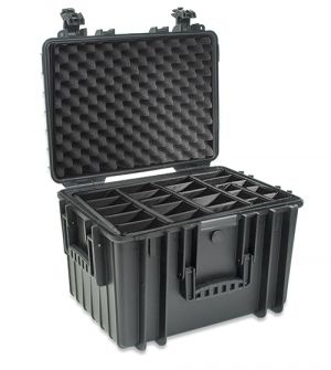 ArmaCase AC5500BD BLACK Watertight Case, DIVIDERS, 17x11.8x11.8