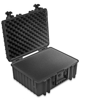 ArmaCase AC6000BF BLACK Watertight Case, FULL FOAM 18.6x13.8x7.8
