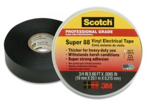3M Scotch Super 88 Premium Vinyl Electrical Tape, 3/4