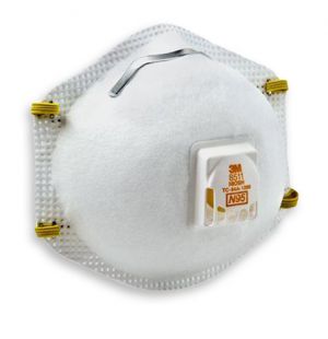 3M 8511 Particulate Respirator N95 w/Cool Flow Valve, 80/Case