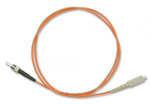 FiberXP ST to SC Fiber Optic Patch Cable Multimode Simplex, 2m