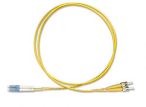 FiberXP LC to ST Fiber Optic Patch Cable Single Mode Duplex, 1m
