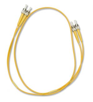 FiberXP ST to ST Fiber Optic Patch Cable Single Mode Duplex, 1m