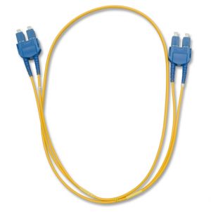 FiberXP SC to SC Fiber Optic Patch Cable Single Mode Duplex, 1m