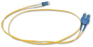 FiberXP LC to SC Fiber Optic Patch Cable Single Mode Duplex, 1m