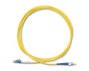 FiberXP LC to FC Fiber Optic Patch Cable Single Mode Simplex, 2m