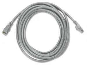 TrueConect 10ft Snagless Cat5e Patch Cable, Gray